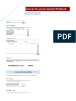 HNMUN 2020 Financial Assistance Budget Workbook: Expenses