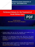 Peritoneal Dialysis For The Treatment of Acute Kidney Injury