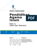 Modul 13. Bab 11 Islam Dan Toleransi EL-12