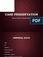 Case Presentation: Santosh Kishor Chandrasekar