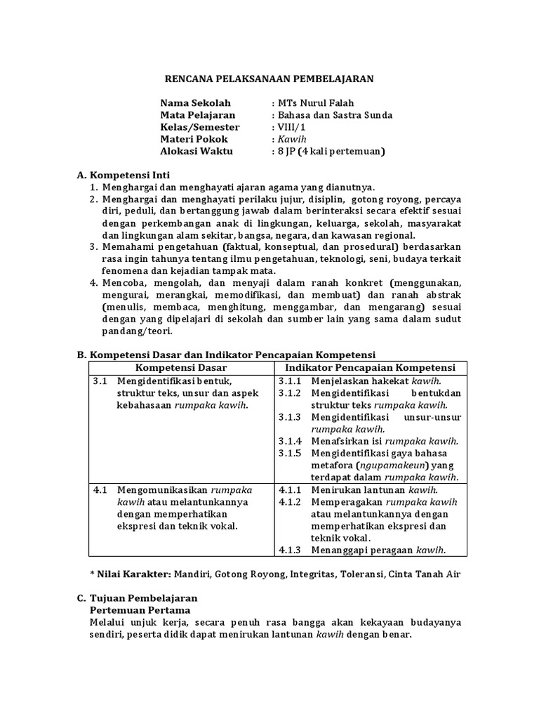 Rpp Kawih Pdf