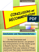 Action Research (Conclusion and Recommendations)