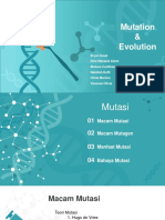 Biologi Mutasi Evolusi