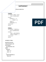 Lab Practical-7: AIM:-Algorithm