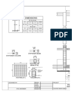 WF Shape Dimensions: Stiffener Beam Stiffener Column