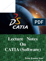 Catia V5 Lecture Notes