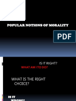 Notions of Morality