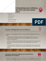 Audit Atas Pengendalian Internal Menurut Section 404 Dan