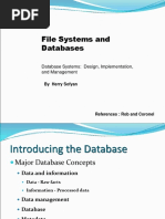 File System and Databse