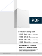 INTERGAS HRE 28 24 Combi Compact HRE Installation Manual 88287805