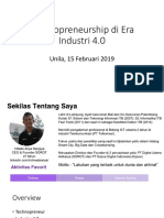 Technopreneurship Di Era Industri 4.0