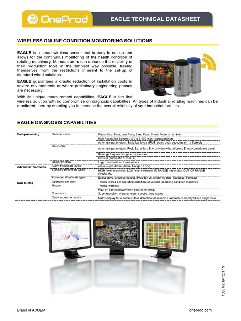 Eagle Technical Datasheet: Wireless Online Condition Monitoring ...