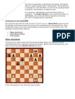 Structure of The Database: Pawn Structures Theoretical Section Test Section