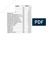 Daftar Harga Frozen Food