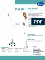 Examination Lamps ML Series: Detailed Specifications