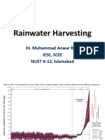 Rainwater Harvesting: Dr. Muhammad Anwar Baig Iese, Scee NUST H-12, Islamabad