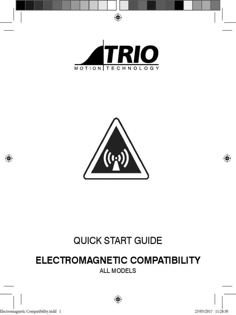 Trio MC405 EMC Quick Start Guide | PDF | Power Supply | Electromagnetic ...
