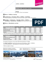 Tariffs Schilthorn 2019 English