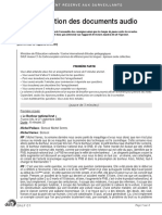 Exemple 3 Sujet Dalf c1 Document Surveillant Transcription Documents Audio PDF