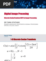 Digital Image Procesing: Discrete Cosinetrasform (DCT) in Image Processing