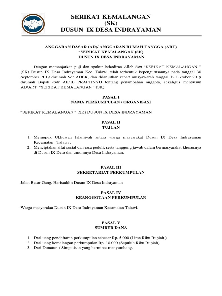 Serikat Kemalangan Pdf