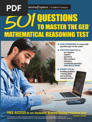 501 Questions to Master GED Test Mathematics
