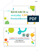 Qualitative and Quantitative Research