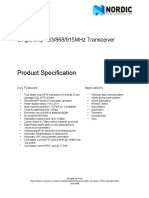 Product Specification NRF905 v1.5-9884
