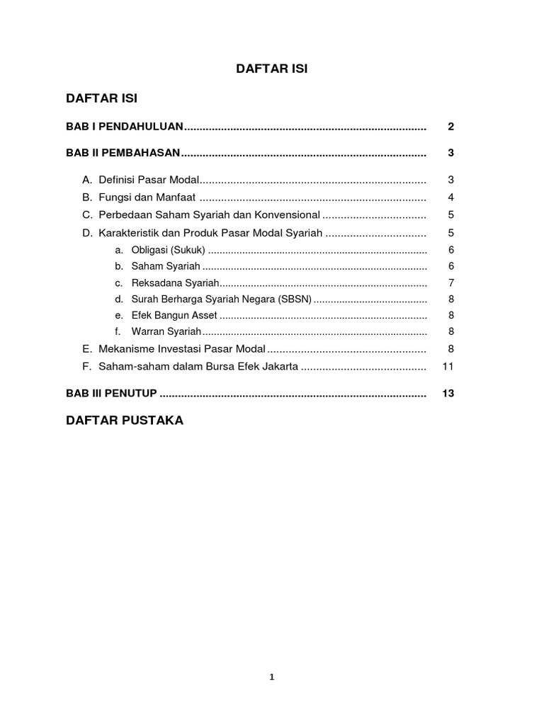 Makalah Pasar Modal Upeh
