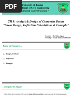 University of Jordan Department of Civil Engineering: " Prestressed Concrete Design "