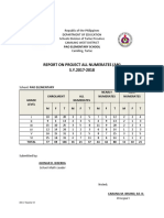 Report On Project All Numerates (An) S.Y.2017-2018