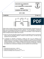 IME 2020 - Prova Discursiva de Fisica