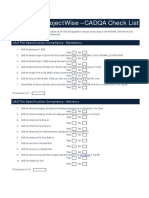 IP ProjectWise - CAD QA Check List PDF