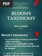 Bloom's Taxonomy