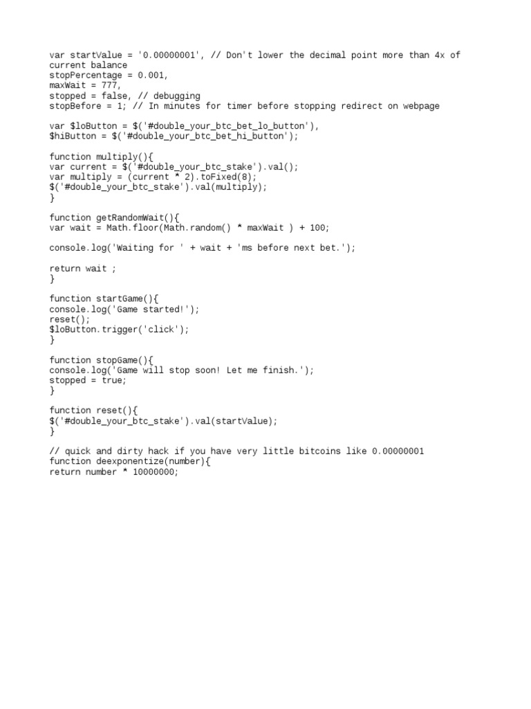 Bitcoin Betting Script Functions | PDF | Computers