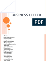 Business Letter: Swati Sharma AMM 1