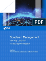 Spectrum Management The Key Lever For Achieving Universality