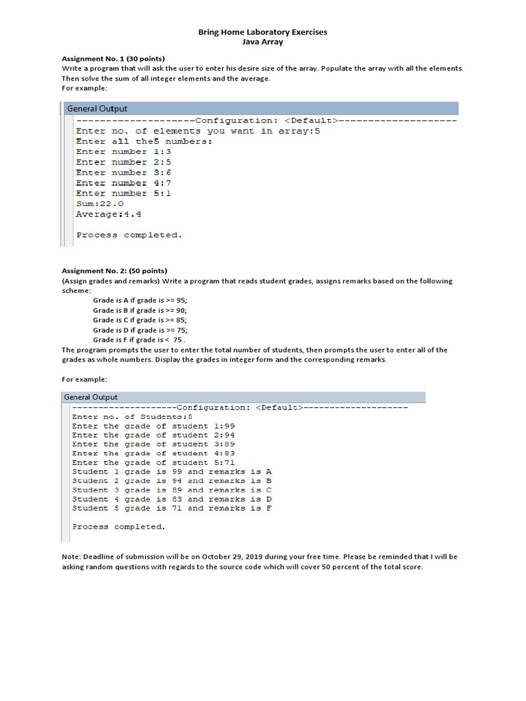 java array assignment