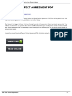 Perfect Agreement PDF