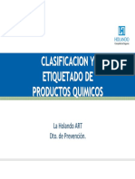 Clasifiacion y Etiquetado de Prod Quimicos