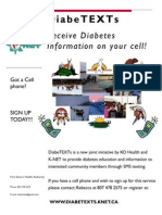 Diabetexts Handout Flier
