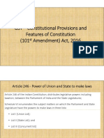 1.GST - Constitutional Provisions and Features of Constitution (101st Amendment) Act, 2016.pdf