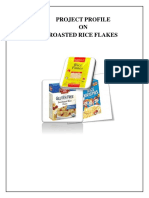 Project Profile ON Roasted Rice Flakes