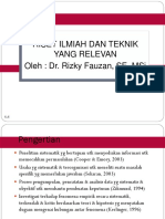 Risel Ilmiah & Teknik Yg Relevan