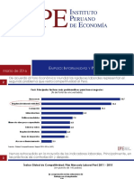 Marzo de 2016: Mpleo Nformalidad Y Roductividad