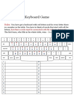 Keyboard Game