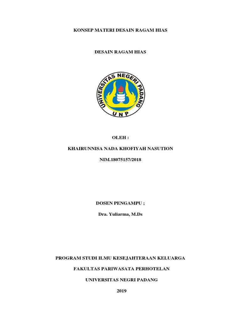 Ragam Hias pada Media Dua Dimensi dalam Desain Visual