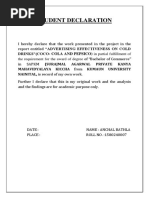Declaration Format For Project Report | PDF | Academic Degree | Career ...