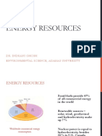 Energy Resources - B.tech CSE BCA