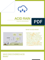 Acid Rain: - Project by Vidushi Mishra